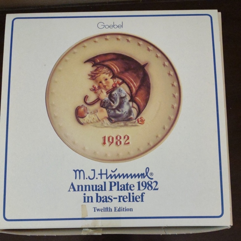 Vintage 1982 M.I.Hummel 12th Annual Plate